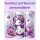Tumbler Einhorn mit Blumen und Schmetterlingen – personalisierbarer Thermobecher 590ml