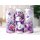 Tumbler Einhorn mit Blumen und Schmetterlingen – personalisierbarer Thermobecher 590ml