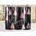 Tumbler Merry Christmas – Rosa-Schwarzes Design mit Weihnachtsbäumen, Edelstahlbecher 590 ml