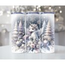 Tumbler Wintereinhorn – Edelstahlbecher 590 ml mit...
