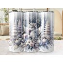 Tumbler Wintereinhorn – Edelstahlbecher 590 ml mit...