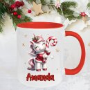 Personalisierte Weihnachtstasse Einhorn – 5...