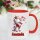 Personalisierte Weihnachtstasse Einhorn – 5 zauberhafte Motive zur Auswahl Merry Christmas Tafel