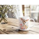 Lieblingskollegin Tasse – Reh mit Blumen | Geschenk...