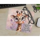 Bedrucktes Brillenputztuch Giraffe –...