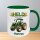 Personalisierte Keramiktasse „Held vom Feld“ – Traktor Tasse grün für Landwirte & Bauern