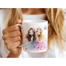 Freundschafts-Tasse „Engel ohne Flügel nennt...