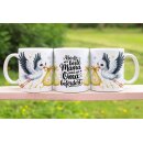 Tasse „Nur die beste Mama wird zur Oma...
