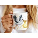 Tasse „Nur die beste Mama wird zur Oma...