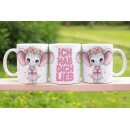Tasse „Ich hab dich lieb“ –...