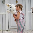 Jabadabado Steckenpferd Einhorn – 97 cm | Einhorn Reitpferd mit Zaumzeug