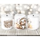 Spardose „Kaffeekasse“ mit Faultier –...