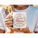 Mama-Tasse „Beste Mama der Welt“ – Süßes Eulenmotiv, Geschenk zum Muttertag