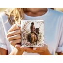 Pferde-Tasse „Das ganze Glück der Erde liegt...