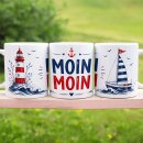 Maritime Tasse „MOIN MOIN“ –...