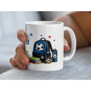 Schulkind Tasse Fußball – Team Schulkind | Geschenk zur Einschulung für kleine Fußballfans