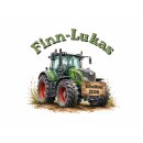 Personalisiertes Kinder T-Shirt „Schulkind 2026“ mit Traktor & Wunschname 116