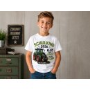 Kinder T-Shirt „Schulkind 2026 – Klein, aber...