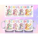 Schulkind Tasse Dinosaurier – Buntes Dino-Motiv |...