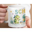 Schulkind Tasse Dinosaurier – Pastell-Dino Motiv |...
