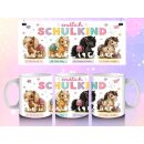 Schulkind Tasse Pferde – Endlich Schulkind |...
