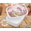 Personalisierte Brotzeitdose „Einhorn – Glaub...