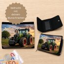 Personalisierte Kinder-Geldbörse Fendt Traktor...