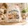 Personalisierter Turnbeutel Waldtiere mit Name – Wechselkleidung | Canvas-Look Natur