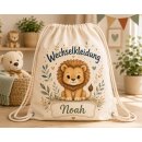 Personalisierter Turnbeutel Löwe mit Name –...