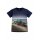 S&C Kinder T-Shirt H601 – Dunkelblaues Kinder-Shirt mit großem Fendt Traktor-Motiv
