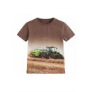 S&C Kinder T-Shirt H612 – Braunes Kinder-Shirt...