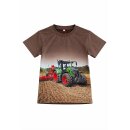 S&C Kinder T-Shirt H603 – Braunes Kinder-Shirt...