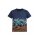 S&C Kinder T-Shirt H608 – Dunkelblaues Kinder-Shirt mit zwei Deutz-Fahr Traktoren