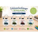 Personalisierter Schlüsselanhänger Schulkind...
