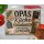 Glasschneidebrett „Opas Küche“ – Frühstücksbrettchen aus Glas 20 × 28,5 cm | Geschenk für Opa