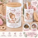 Personalisierte Spardose zur Taufe Mädchen –...