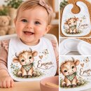 Personalisiertes Babylätzchen mit Namen –...