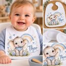 Personalisiertes Babylätzchen mit Namen –...