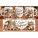 Personalisierte Wichtel Kaffeetasse mit Wunschname...