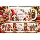 Personalisierte Weihnachtstasse mit Namen –...