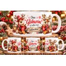 Weihnachtstasse „Ohne Glühwein ist alles nur...