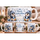 Personalisierte Weihnachtstasse mit Namen –...