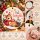 Personalisierter Weihnachtsanhänger Keramik mit Rehkitz & Name – Frohe Weihnachten – 7 cm – beidseitig bedruckt