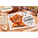 Brillenputztuch Highland Kuh „Ich hab den...