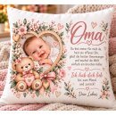 Personalisiertes Oma-Kissen mit Foto & Namen –...