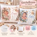 Personalisiertes Babykissen mit Foto & Geburtsdaten...