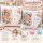 Personalisiertes Babykissen mit Foto & Geburtsdaten – Kuschelkissen zur Geburt mit Name – Rosa oder Blau – 40x40 cm
