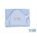 VIB® Baby Badetuch Kapuzentuch Very Important Baby hellblau 100% Baumwolle