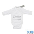 VIB® Baby Body Wickelbody Langarm Remove before...