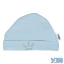 VIB® Baby Mütze blau mit Krone...